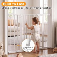 36 Inch Extra Tall Baby Gate for Stairs and Doorways, Pressure Mounted - view 5 of 6 | NEWBULIG