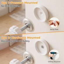 36 Inch Extra Tall Baby Gate for Stairs and Doorways, Pressure Mounted - view 6 of 6 | NEWBULIG