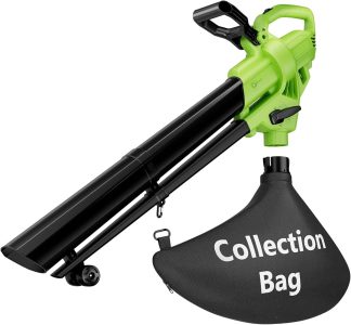 3-in-1 Electric Leaf Blower Vacuum Mulcher, 500 CFM Airflow | NEWBULIG