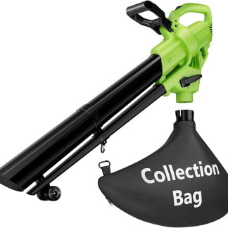 3-in-1 Electric Leaf Blower Vacuum Mulcher, 500 CFM Airflow | NEWBULIG