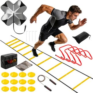 Agility Ladder Speed Training Equipment, Football Practice Set | NEWBULIG