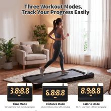 Compact Walking Pad Under Desk, Small Treadmill for Home Office - view 3 of 6 | NEWBULIG