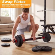 Adjustable Dumbbell Set, 5-in-1 Weight Set, 20/40/60LBS - view 5 of 6 | NEWBULIG