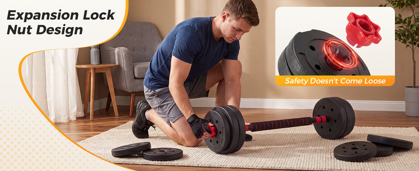NEWBULIG Adjustable Dumbbell Set, 5-in-1 Weight Set, 20/40/60LBS - NEWBULIG product detail